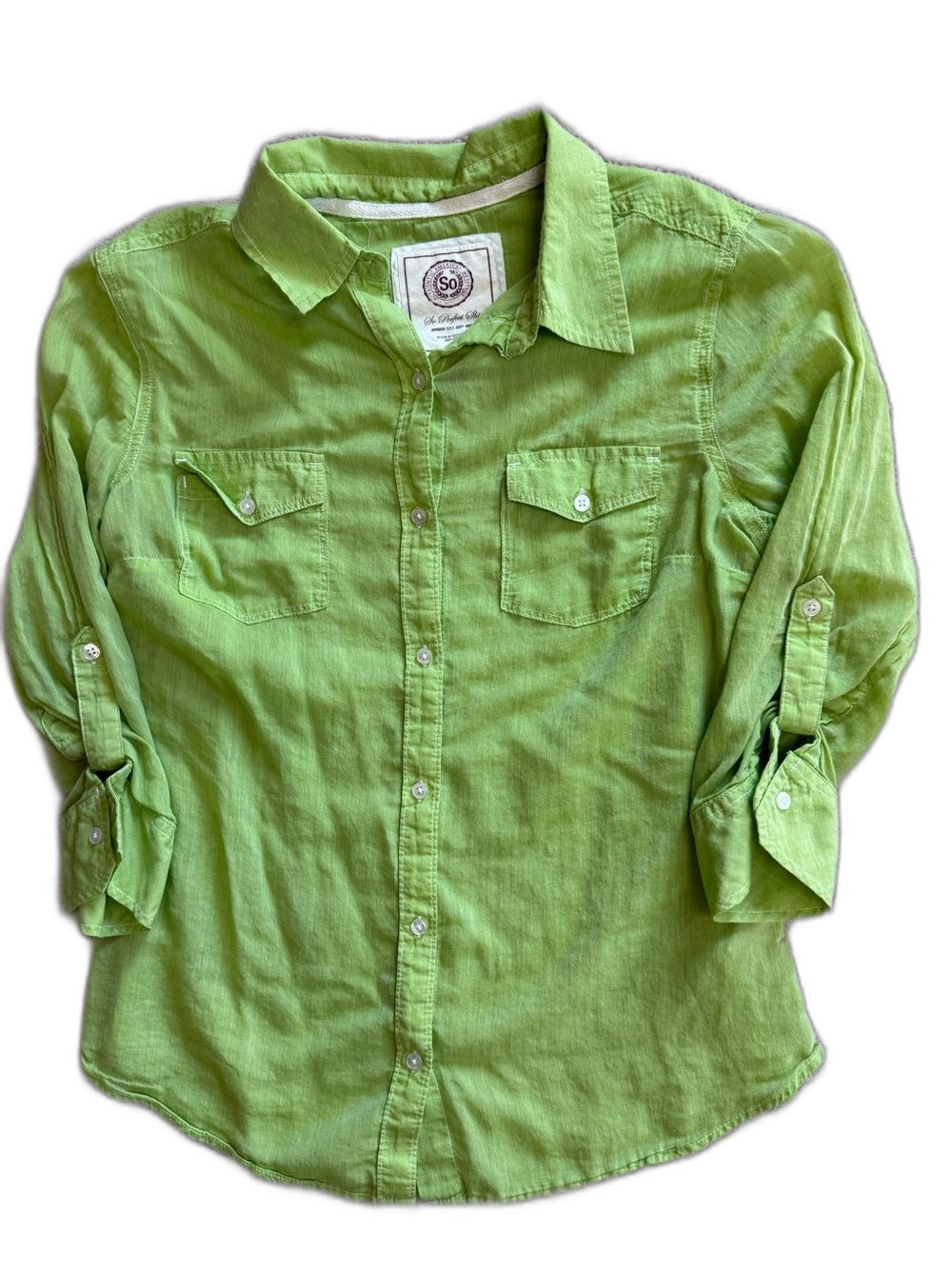 SO Authentic American Heritage "So Perfect" Cotton Button Down - Large